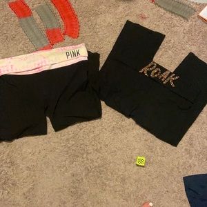 Victoria secret pink yoga Capri